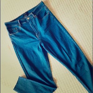 Ankle Length Denim Jeans